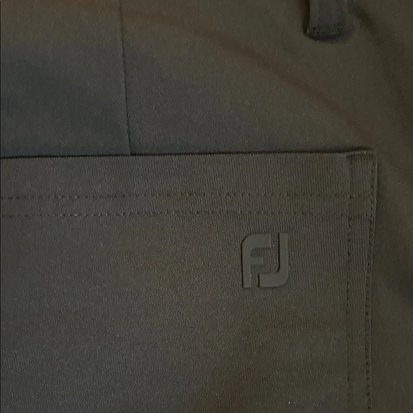 NWOT FootJot Men's Black Golf Pants, W36/L36 - Picture 3 of 5